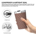 thumbnail image 5 of PAYOHTO Coffee Coloured Flowers Insulated Stainless Steel Tumbler 12 oz Thermos Come with Straw Kids Leak-Proof Travel Mug Cup, 5 of 7
