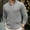 Gray_003, variant on Domuza Men's Quarter Zip Sweater Casual Comfy Long Sleeve Stand Collar Knit Sweater Fall Winter Fashion Loose Fit Solid Pullover Black S