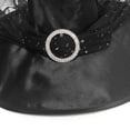 thumbnail image 5 of Star Witch Hat Costume Accessory for Adults, Black and Silver, Halloween by Way To Celebrate, 5 of 8