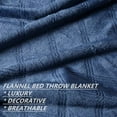 thumbnail image 2 of CREVENT Blue Baby Blanket for Boys, Fluffy Fleece Blanket Throw for Crib/Stroller/Cradle/Cot Spring Summer All Seasons Use (30"X40" Navy), 2 of 6