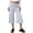 Sky Blue -BR44, variant on Dwellite Wide Leg Cropped Pants for Women Low Rise Fold Over Stretch Pants for Summer Beach Holiday Streetwear Beige XL