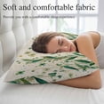thumbnail image 5 of St Patrick's Day Pillow Covers, Linen Long Throw Pillow Case, Spring Leaves Green Flowers Plants Beige Holiday Pillow Protector Decorative Cushion Cover for Living Room/Bedroom 12" x 20", 5 of 8