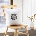 thumbnail image 5 of LALILO Throw Pillow Covers Lettering Coffee Quotes Wake And Smell Cushion Cover 18" x 18", 2 Pack, 5 of 6