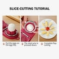thumbnail image 6 of Egg Chopper, Safe And Easy To Use 2-In-1 Food Cutter, Cuts Eggs Strawberries Vegetables And More For Kitchen Garnish And Daily Meals, 6 of 7