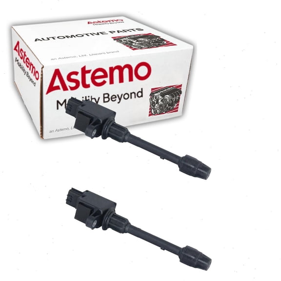 2 pc Hitachi IGC0074 Ignition Coils for 22448-2Y001 Spark Plug Wire Boot