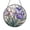 Acrylic 3.5 Inch, variant on Nature Inspired Window Decor – Iris Stained Glass Style