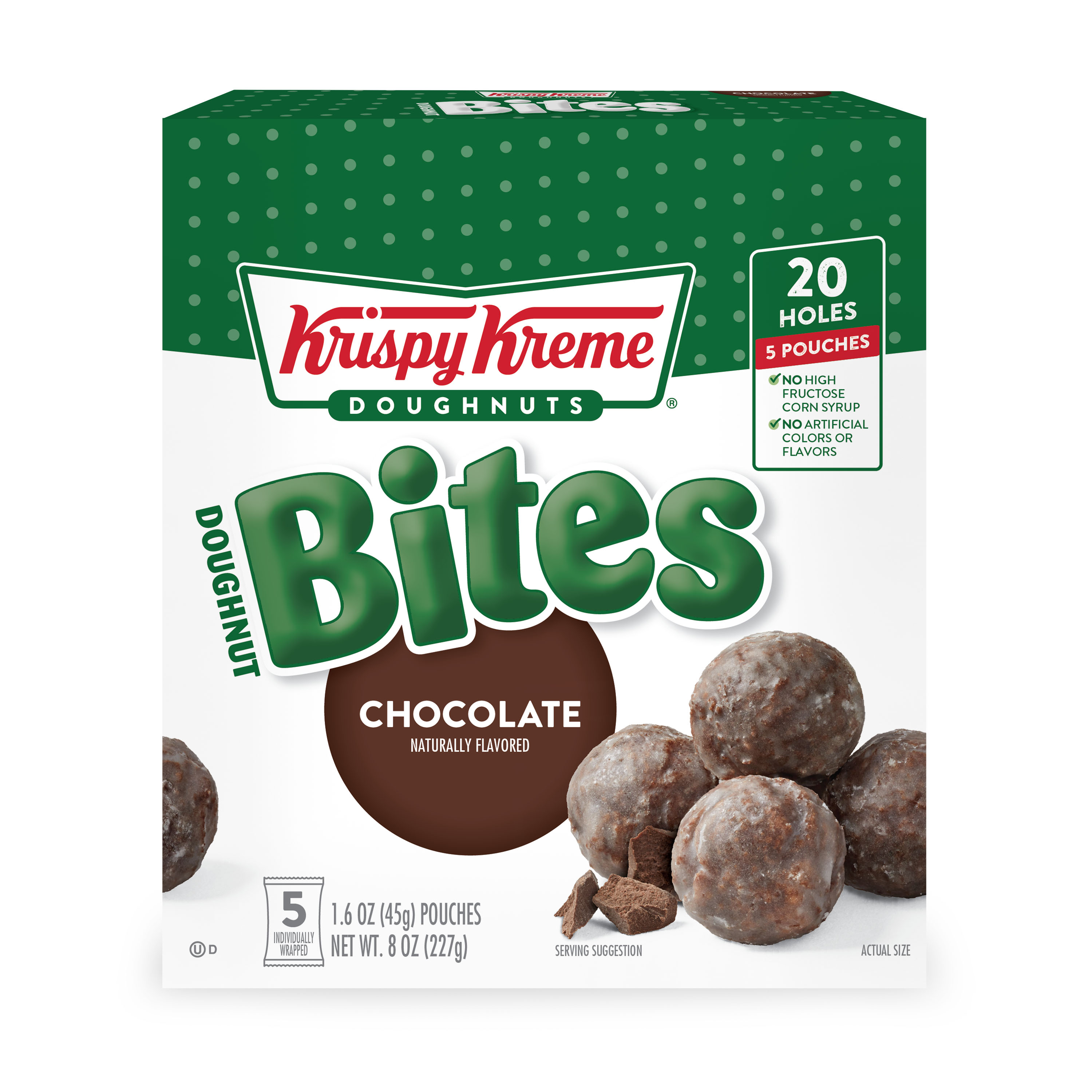 Krispy Kreme Doughnut Bites Chocolate, 1.6 Oz, 5 Count - image 2 of 7
