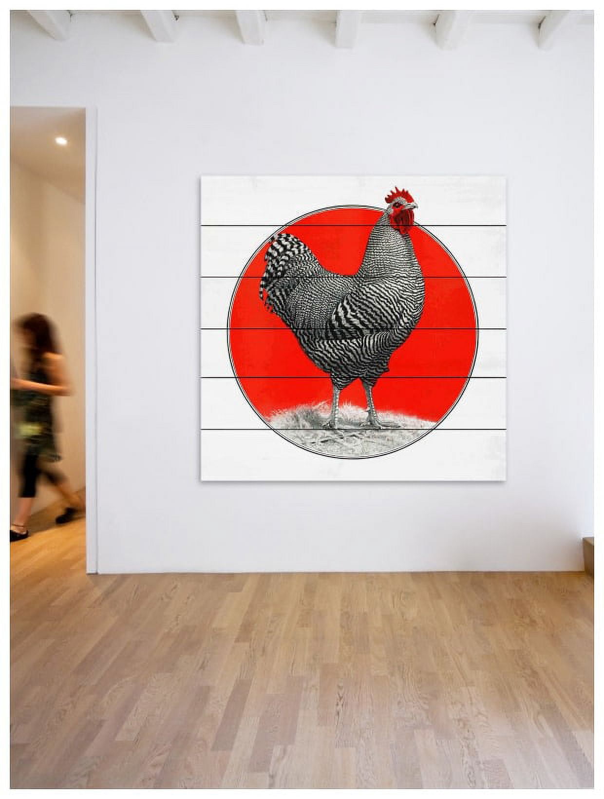 Marmont Hill "Plymouth Rock" Painting Print on White Wood