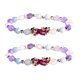 thumbnail image 1 of 2 x Natural Amethyst Fashion Bracelet Charms Jewelry Gift, 1 of 9