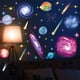thumbnail image 4 of Muyoka pegatinas de pared luminosas de PVC autoadhesivas con estrellas que brillan en la pared de la Vía Láctea de ensueño lluvia de meteoritos fluorescentes para decoración de pared para el hogar, te Muyoka Hogar, 4 of 7