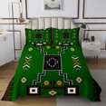 thumbnail image 1 of Erosebridal Green Aztec Coverlet Set King,Hippie Boho Bedding Set,3pcs, 1 of 5