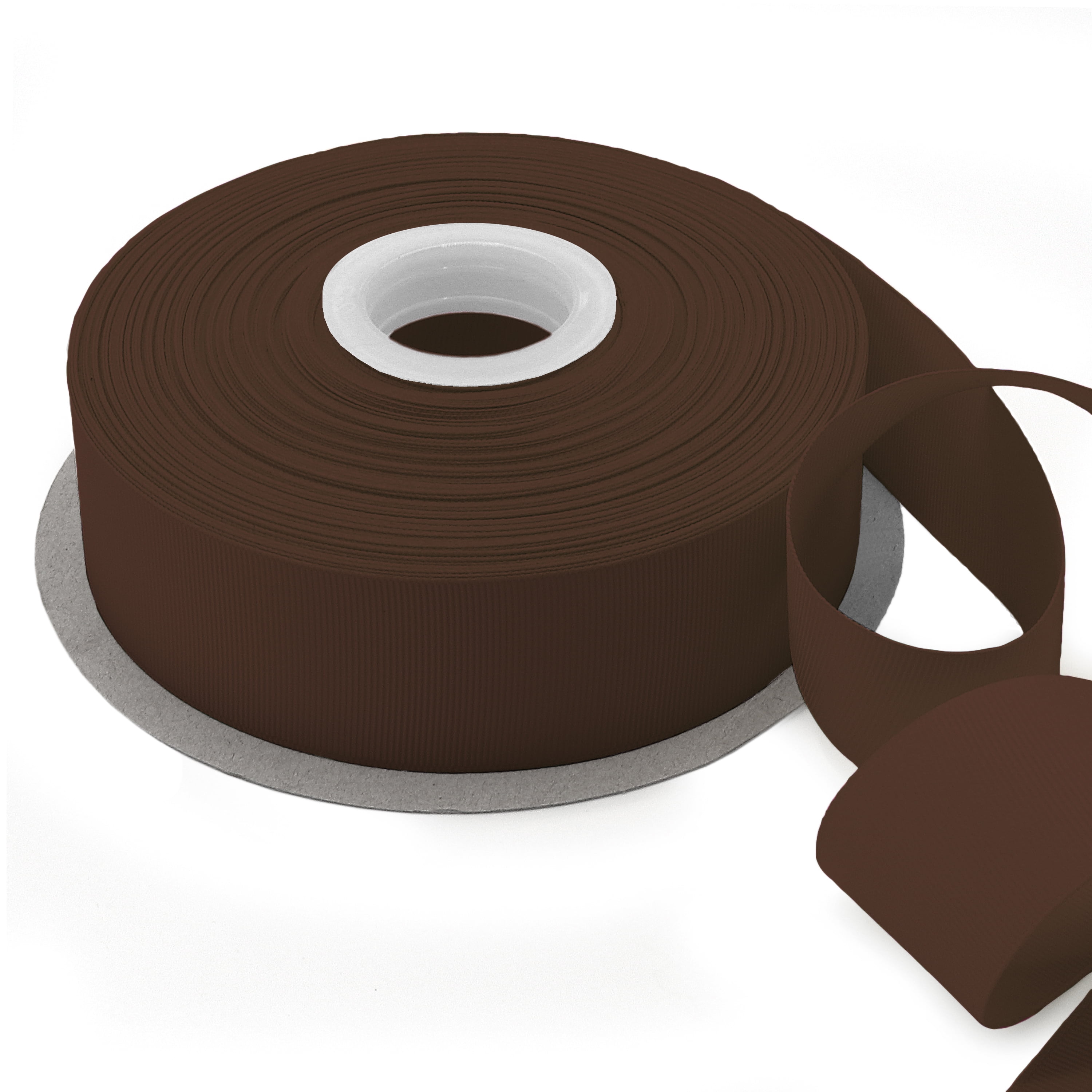 Polyester Dark Brown Grosgrain Ribbon, 150' x 1.5" by Gwen Studios