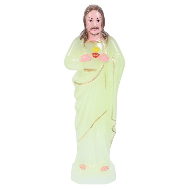1Pc Catholicism Ornament Exquisite Jesus Statue Adornment Catholicism Statue Decor