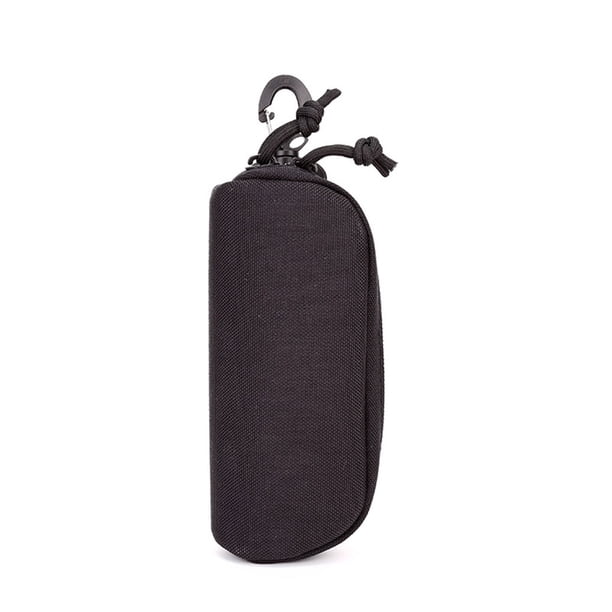 Soidarity Bolsa de gafas, bolsas de almacenamiento colgantes a prueba de polvo, gafas universales, gafas de sol, bolsillo protector, portador Ropa Deportiva, Zapatos Negro