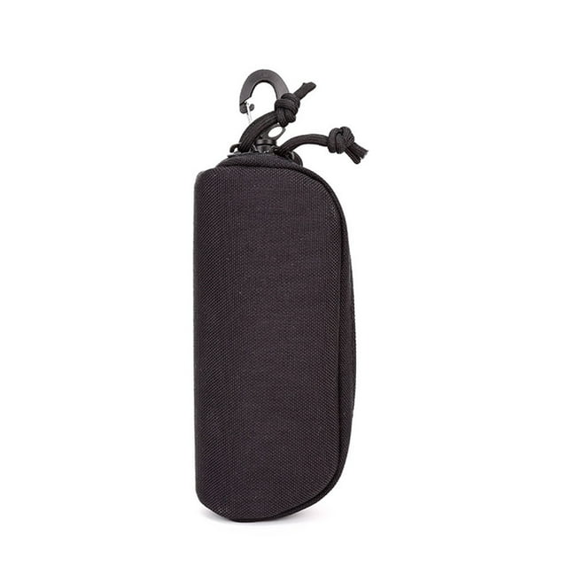 Yuarrent Bolsa de gafas, bolsas de almacenamiento colgantes a prueba de polvo, gafas universales, gafas de sol, bolsillo protector, portador Ropa Deportiva, Zapatos Negro