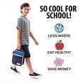 thumbnail image 6 of Fit+Fresh Insulated Lunch Bag for Adults, Perfect for Work, Reusable, Thayer Corduroy Blue, 6 of 7