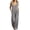 Gray, variant on ASDFVBKG Women Dressy Summer Casual Jumpsuit Sleeveless V Neck Wide Leg Pants Rompers Fashion Elegant One Piece Outfit Blue XL