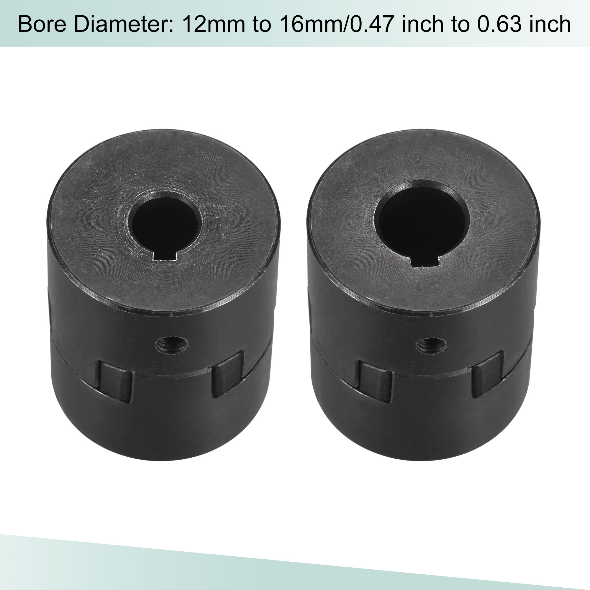 Accouplement Flexible Pour Arbre 12mm à 12mm – 52 X 44,5mm, Uxcell, Moteur