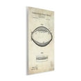 thumbnail image 3 of Stupell Industries American Football Sports Patent Diagram Blueprint Design Wood Wall Art, 10 x 15, Design by Karl Hronek, 3 of 5
