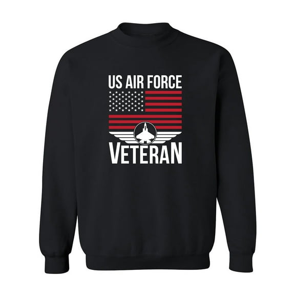 US Air Force Veteran Flag Crewneck Sweatshirt