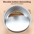 thumbnail image 3 of Cheese Cake Mold  Pan Aluminium Alloy Reusable Removable Bottom Non-stick Mousse Baking Mould, 3 of 10