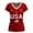 Red, variant on MEICHEN 4th Of July Shirts For Women Summer USA Star Stripes Graphic Tees Memorial Day Outfit 250th Anniversary USA Shirt