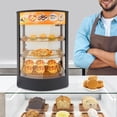 thumbnail image 5 of 16.53*13.78*20.47 in Modern Black Rectangular Commercial Food Warmer Display for Supermarkets, 5 of 18