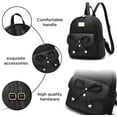 thumbnail image 6 of Sunyuer Bowknot Cute Leather Backpack Mini Backpack Purse for Women, 6 of 6