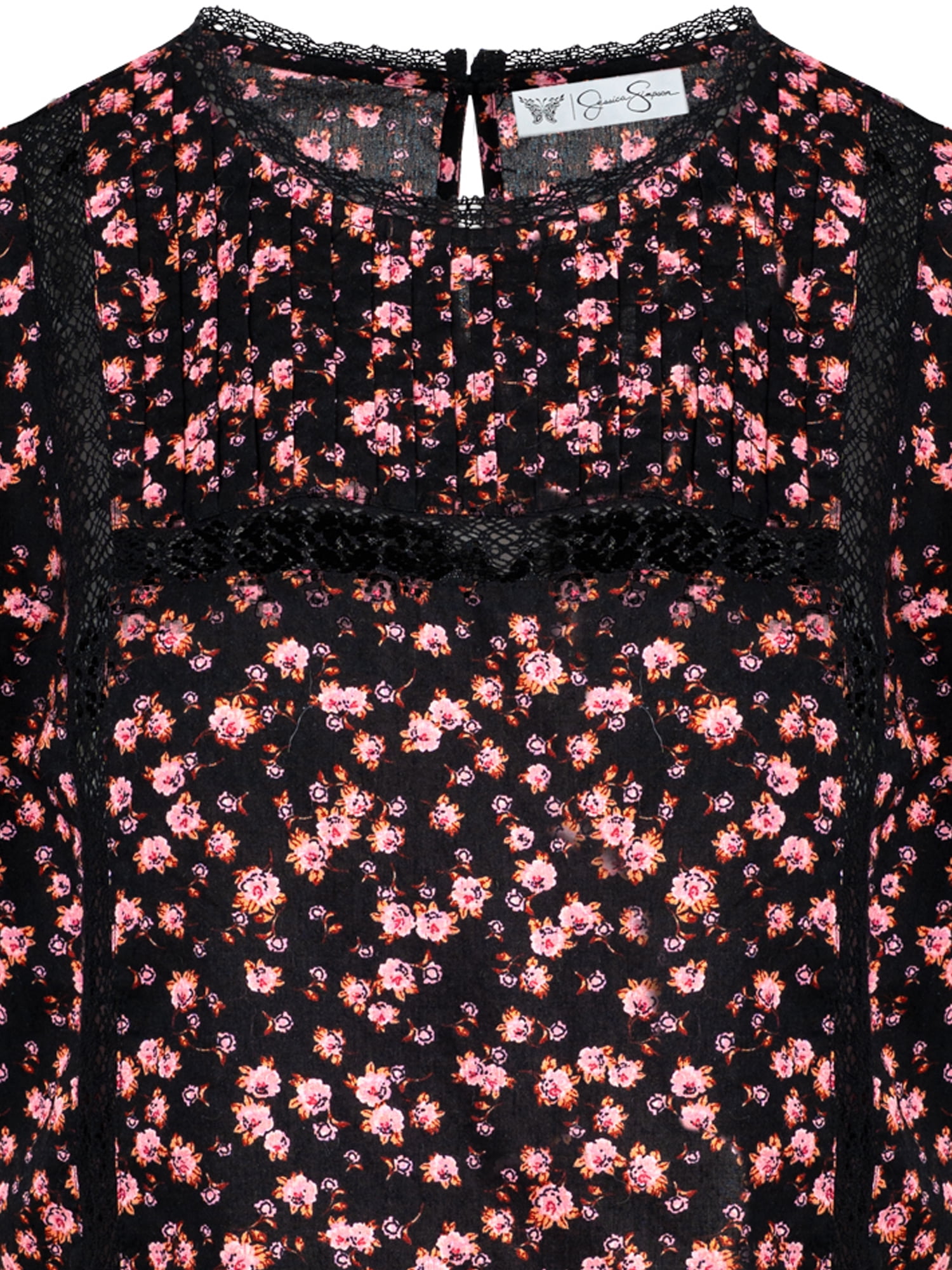Jessica Simpson Women’s Bowie Cotton Blouse with Ruffle Sleeves, Sizes XS-XL