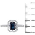 thumbnail image 2 of Everly Women's Sapphire 14k White Gold Ring, 2 of 8