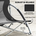 thumbnail image 6 of Outsunny Set of 2 Folding Beach Chair, Beach Chairs with Mesh Back, Carry Bag and Cup Holder for Outdoor Camping Lawn Sports Picnic, Black, 6 of 9