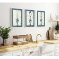 thumbnail image 4 of Navy Blue Bathroom Canvas Wall Art Paintings Fun Blue Bathtub and Toilet Paintings Pictures Wall Decor Posters Print Artwork for Washroom Restroom Home Decoration（Only canvas）, 4 of 6