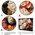 thumbnail image 3 of Designart "Coral White beautying Chrysanthemums" Floral Floater Framed Canvas Wall Art, 3 of 7