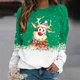 thumbnail image 1 of Sudadera de manga larga para oto?o e invierno para mujer, informal, navide?a, con cuello redondo, sudadera gráfica para mujer ShuxiuWang 8390612954443, 1 of 1