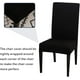 thumbnail image 2 of Dining Room Chair Covers Slipcovers Set of 4 , Stretch Removable Washable Dining Chair Protector Decoration Cover Seat Slipcover for Hotel,Ceremony,Ba, 2 of 5