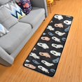 thumbnail image 5 of Ryvnso Cute Cartoon Ghosts Hallway Runner Rugs Floor Carpet Non Slip Entryway Mat 2' x 6', 5 of 7