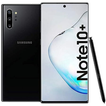 SAMSUNG Galaxy Note 10 Plus N975U 256GB, Black Unlocked Smartphone - Good Condition (Used)
