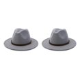 thumbnail image 3 of Sombrero Sonducket con hebilla de cinturón grande Gris claro 58cm, 3 of 6