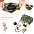 thumbnail image 2 of FORMRS Womens Shoulder Bag with Chain Strap Clutch Purse Cute Tote Handbag, Green Flowers Pattern, 2 of 7