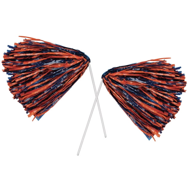 Poly Shakers Beistle azul y naranja, 512 hilos, paquete de 2