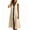 *Beige, variant on VBVC Women's Cotton Linen Sleeveless Midi Dress, Ladies' Contrast Ruffle Trim V-Neck Shift Dress, Summer Casual Vacation Dress For Women,White,S-2XL