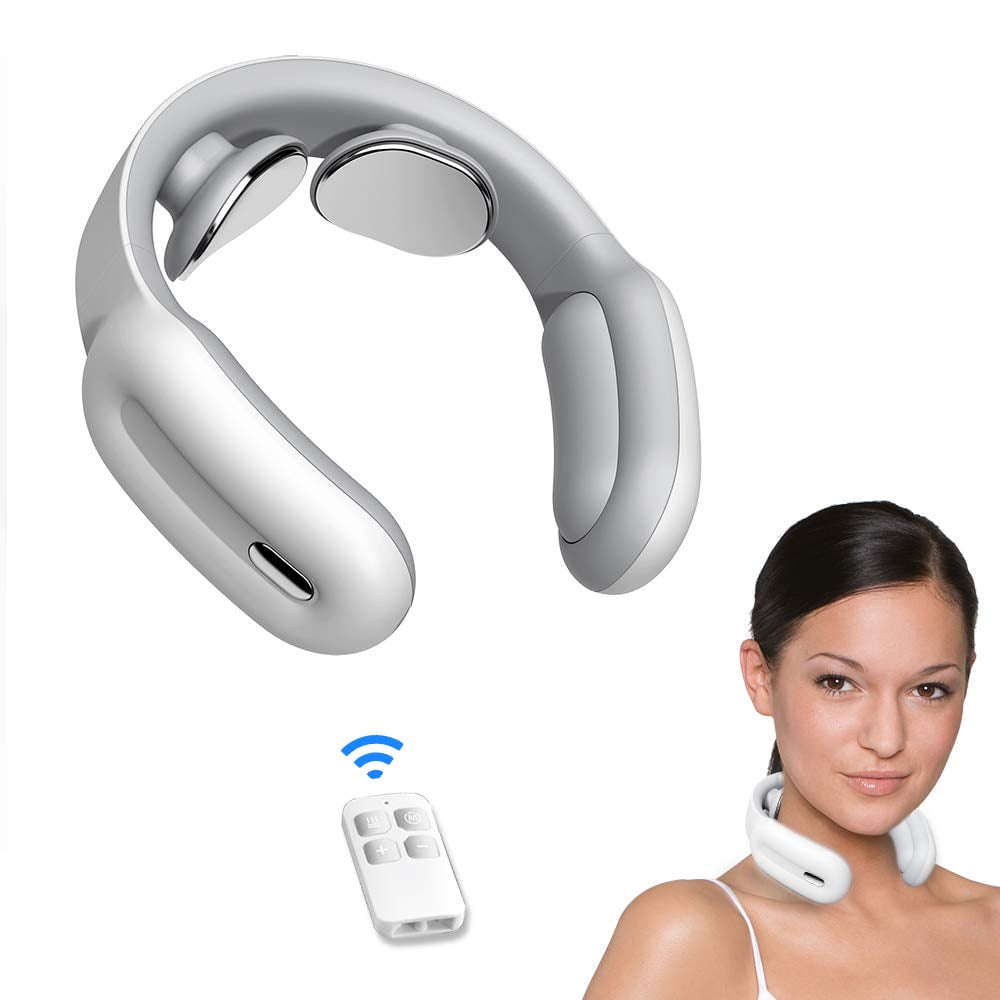 Intelligent Neck Massagers Portable Neck Massage with Heat,Vibration and  Impulse Function,Support APP and Remote Control ,Use at Home, Outdoor,  Office, Car,Ideal Gifts for Parents 
