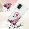 thumbnail image 4 of Case for Motorola Moto G 5G 2024, Moto G 5G 2024 Case Glitter Clear TPU Cute Love Quicksand Sparkle Phone Case with Stand Liquid Shockproof Cover for Moto G 5G 2024 Rose Gold YBZ, 4 of 7