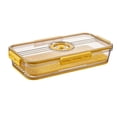 thumbnail image 1 of GROWTH TANK Food Storage Containers with Lids - Food Containers Meal Prep Plastic Containers Yellow 32.5x17.5x6.3, 1 of 7