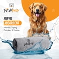 thumbnail image 2 of PAWPUP Dog Towel Super Absorbent Quick Drying Super Soft Microfiber Pet Towel for Dogs, Cats and Other Pets (55 x 28 Inches, Grey), 2 of 7
