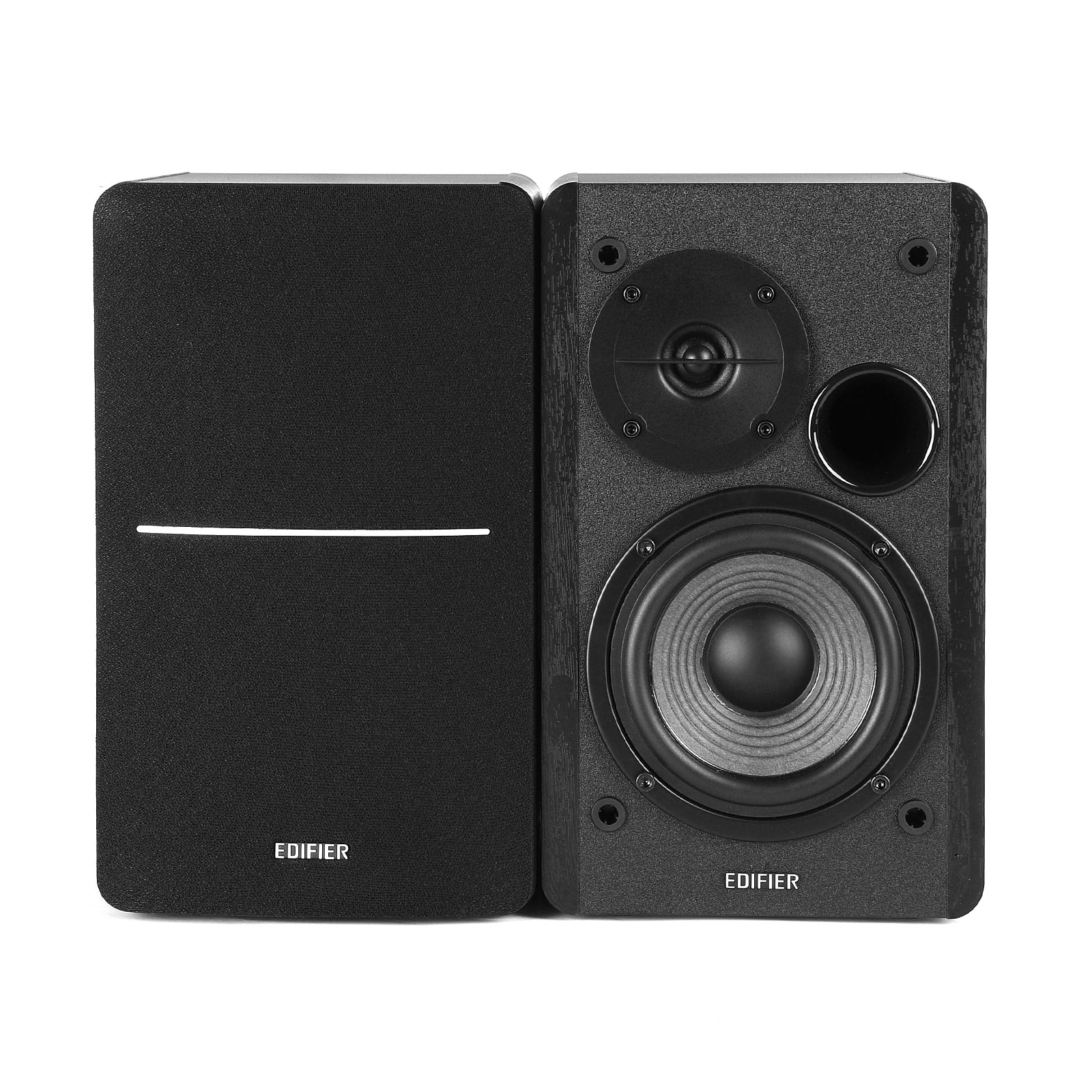 Restored Edifier R1280DB Powered Bluetooth Bookshelf Speakers - Optical Input - Black (Refurbished)