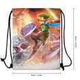 thumbnail image 3 of The Legend of Zelda Drawstring Bag Gym Bag Water Resistant Sackpack Sports Beach Backpack for Men Women, 3 of 7