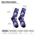 thumbnail image 2 of Rocae Blue Skull Crystal for Adult Socks Casual Athletic Stretchy Loose Socks for Women Men Non-Slip Middle Tube Socks, 2 of 6