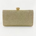 thumbnail image 3 of Bolso de embrague de PU Bolso cruzado duradero con lentejuelas para asistir a banquetes (dorado), 3 of 9