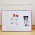 thumbnail image 3 of Portable Magnetic Dry Erase Board Double-Sided White Board Handwriting Whiteboard Easy to  for Children Adults Drawing Writing Planning Memo Board Office School Home Supplies, 3 of 7
